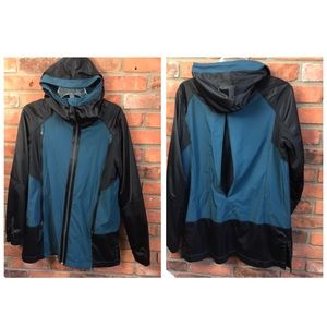 Lululemon Right Round Jacket Hood Zipper Rain Coat Waterproof Mesh Hoodie Trench